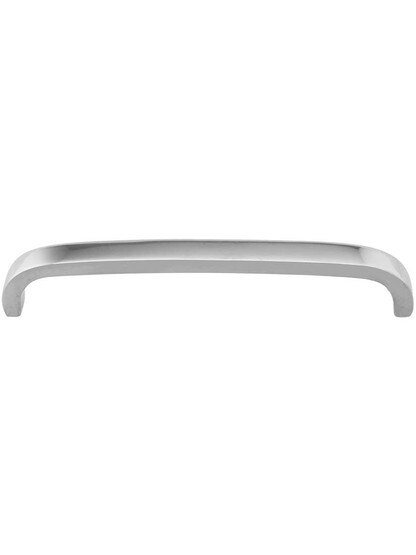 Solid-Brass Bridge Cabinet Pull - 6 inch Center-to-Center in Polished Chrome.